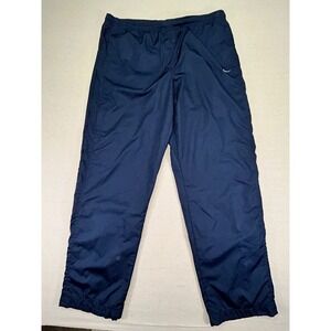 Vintage‎ Nike Men's Large Track Pants Windbreaker Sweatpants Net Liner Ankle Zip
